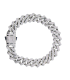 Bracelet Homme Cuban Link argenté