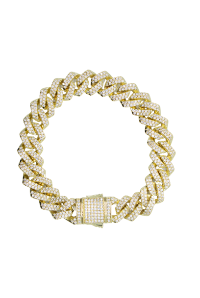 Bracelet Homme Cuban Link doré