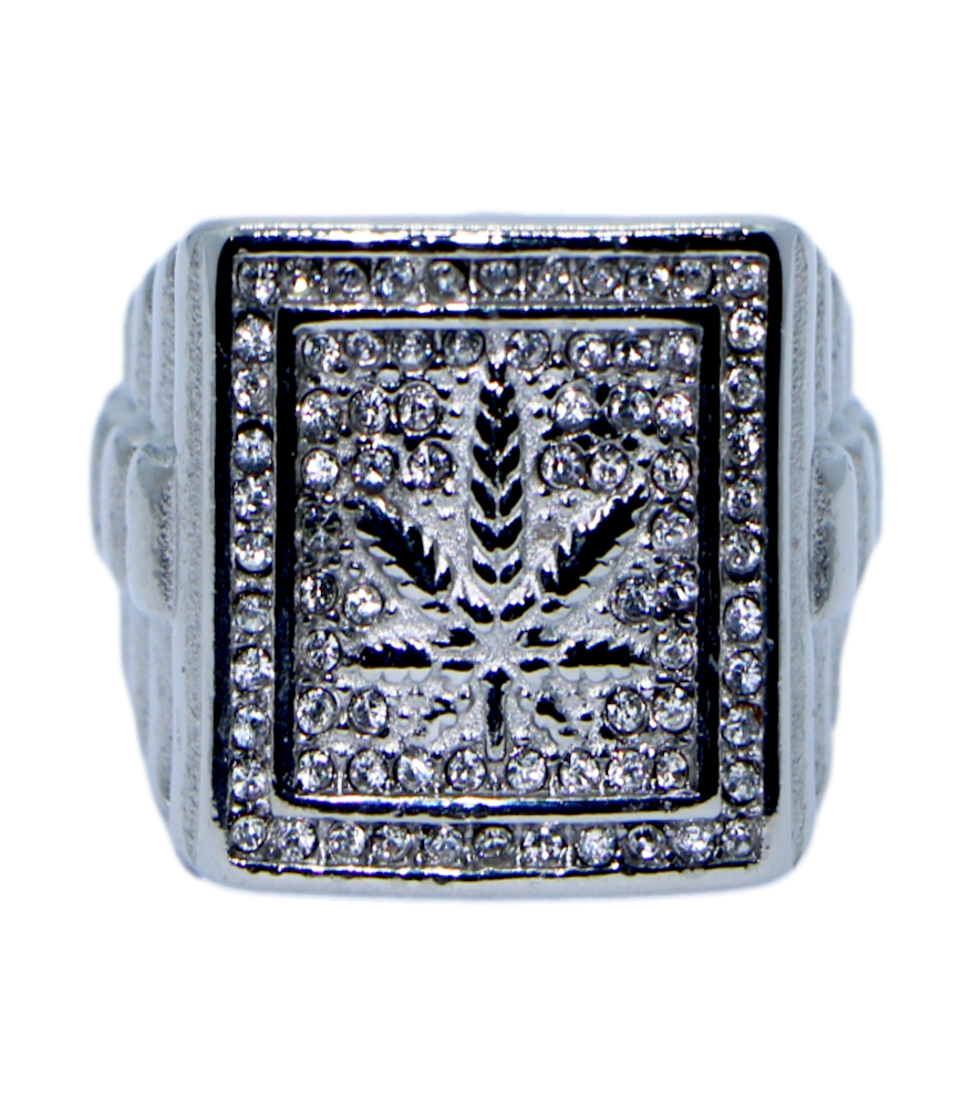 Bague Silver Leaf